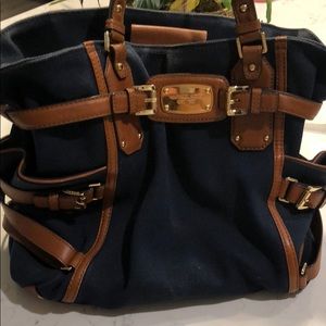 Michael Kors navy blue purse